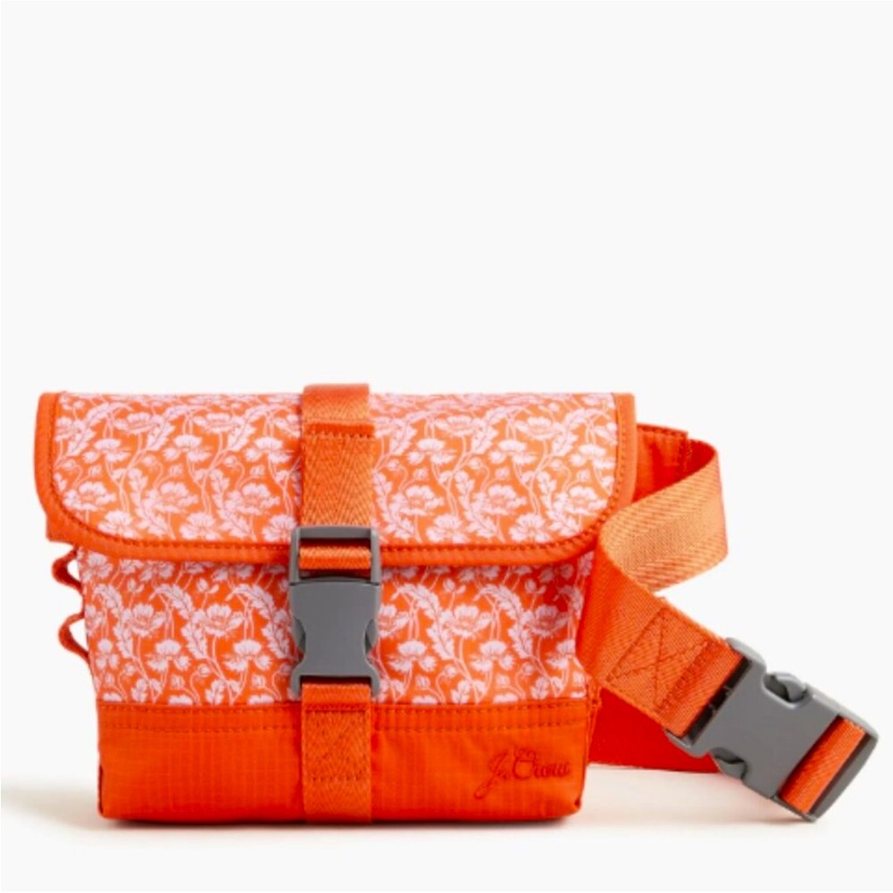 NWT J. Crew Puffer fanny pack with PrimaLoft® in Liberty® Toutouayette fabric